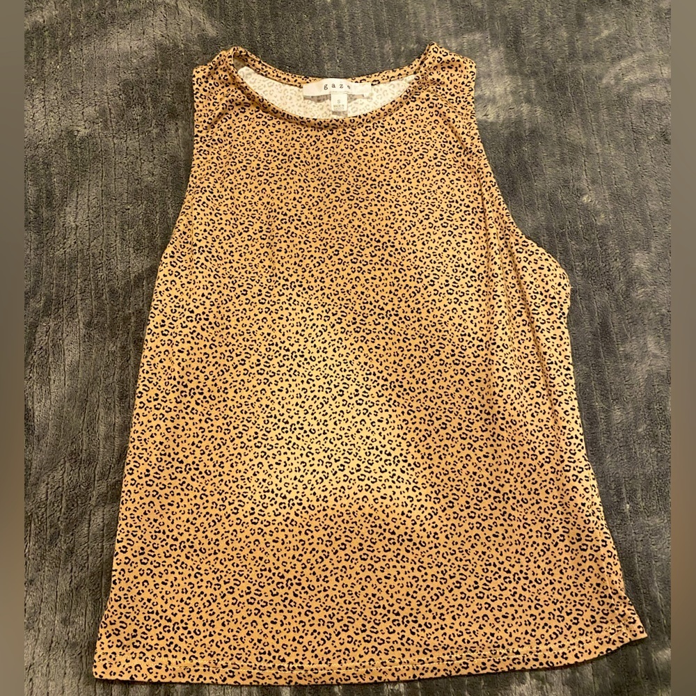 Juniors Gaze Cheetah Top Small